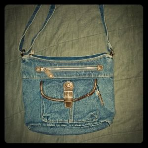 Retro Jean Purse/Side Bag-4 pocket